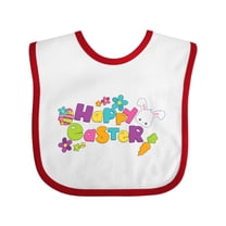 Inktastic Happy Easter Boys or Girls Baby Bib