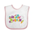 thumbnail image 1 of Inktastic Happy Easter Boys or Girls Baby Bib, 1 of 4