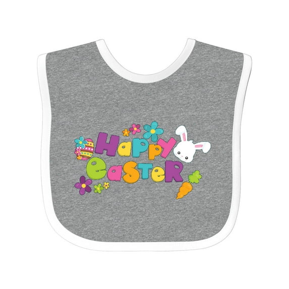 Inktastic Happy Easter Boys or Girls Baby Bib
