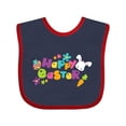 thumbnail image 1 of Inktastic Happy Easter Boys or Girls Baby Bib, 1 of 4