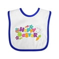 thumbnail image 1 of Inktastic Happy Easter Boys or Girls Baby Bib, 1 of 4