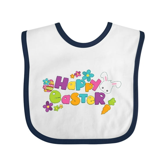 Inktastic Happy Easter Boys or Girls Baby Bib