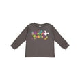 thumbnail image 1 of Inktastic Happy Easter Boys or Girls Long Sleeve Toddler T-Shirt, 1 of 5