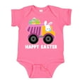 thumbnail image 1 of Inktastic Happy Easter Bunny Delivering Easter Eggs Boys or Girls Baby Bodysuit, 1 of 5