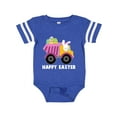 thumbnail image 1 of Inktastic Happy Easter Bunny Delivering Easter Eggs Boys or Girls Baby Bodysuit, 1 of 5