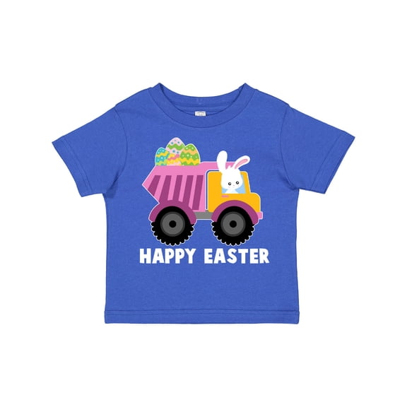 Inktastic Happy Easter Bunny Delivering Easter Eggs Boys or Girls Toddler T-Shirt