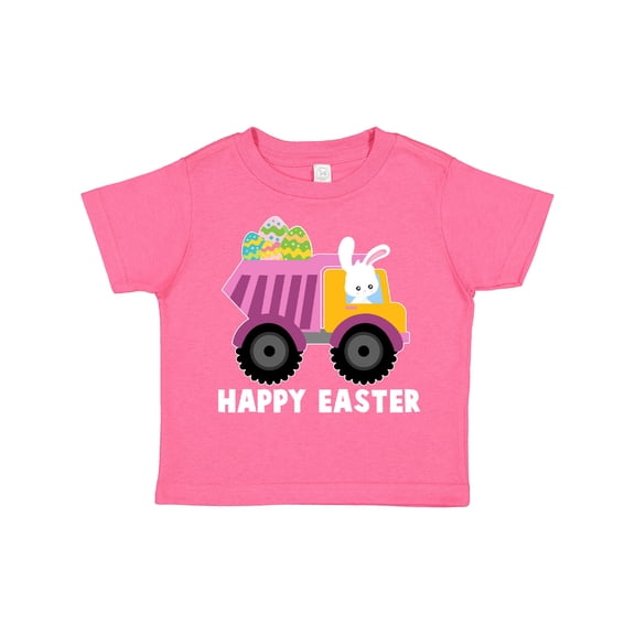 Inktastic Happy Easter Bunny Delivering Easter Eggs Boys or Girls Toddler T-Shirt