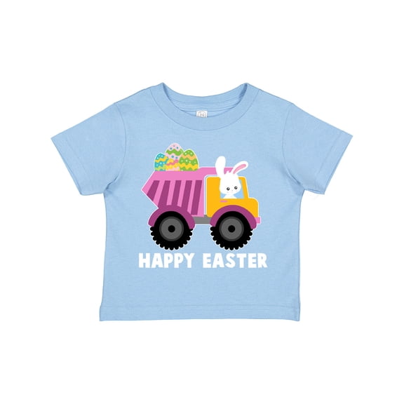 Inktastic Happy Easter Bunny Delivering Easter Eggs Boys or Girls Toddler T-Shirt