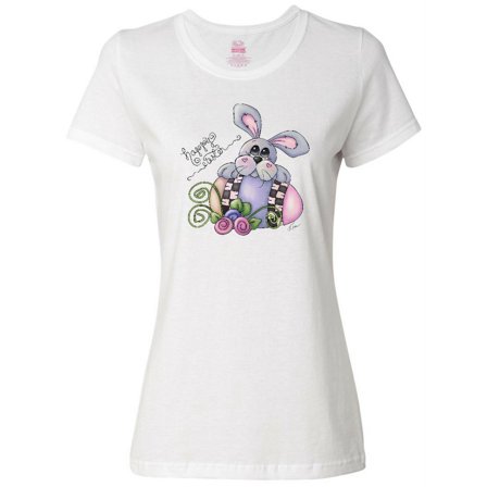 Inktastic Happy Easter Bunny Rabbit Women's T-Shirt