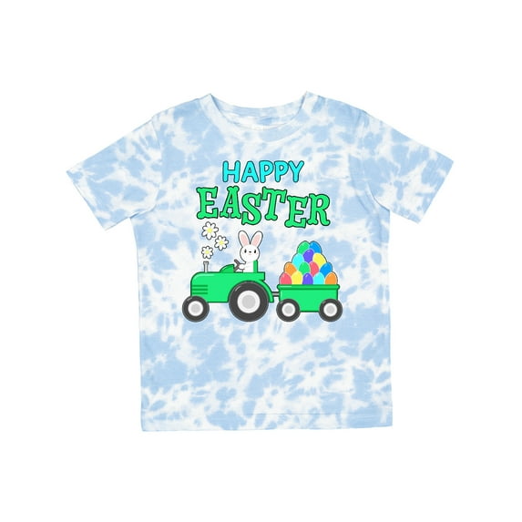 Inktastic Happy Easter Bunny and Tractor Boys or Girls Toddler T-Shirt