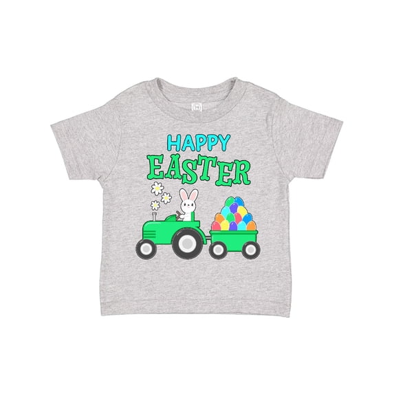 Inktastic Happy Easter Bunny and Tractor Boys or Girls Toddler T-Shirt