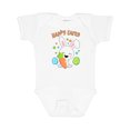 thumbnail image 1 of Inktastic Happy Easter Bunny with Eggs and Carrot Boys or Girls Baby Bodysuit, 1 of 5
