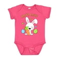 thumbnail image 1 of Inktastic Happy Easter Bunny with Eggs and Carrot Boys or Girls Baby Bodysuit, 1 of 5