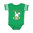 thumbnail image 1 of Inktastic Happy Easter Bunny with Eggs and Carrot Boys or Girls Baby Bodysuit, 1 of 5
