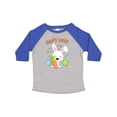 thumbnail image 1 of Inktastic Happy Easter Bunny with Eggs and Carrot Boys or Girls Toddler T-Shirt, 1 of 5