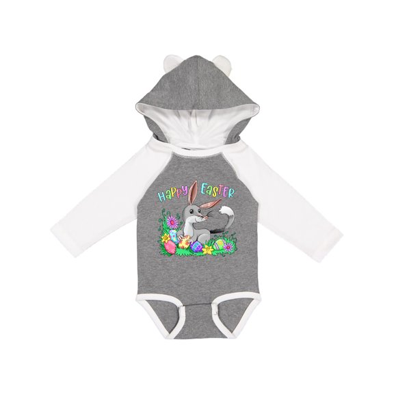 Inktastic Happy Easter Cute Easter Bilby Boys or Girls Long Sleeve Baby Bodysuit