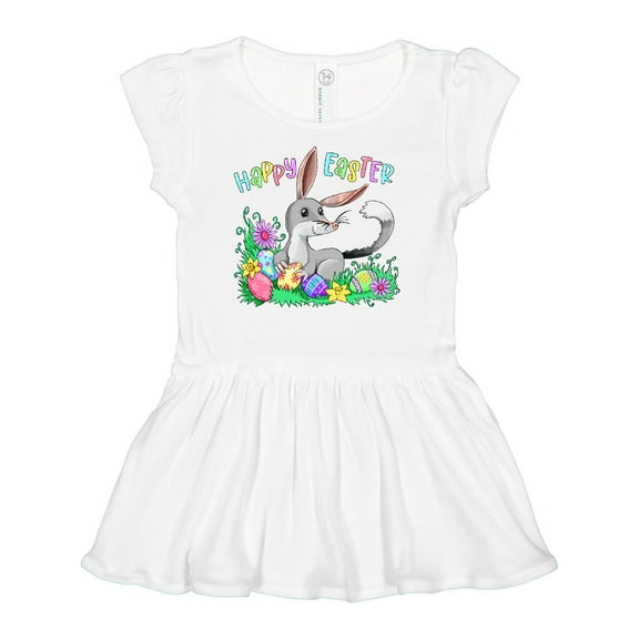 Inktastic Happy Easter Cute Easter Bilby Girls Baby Dress