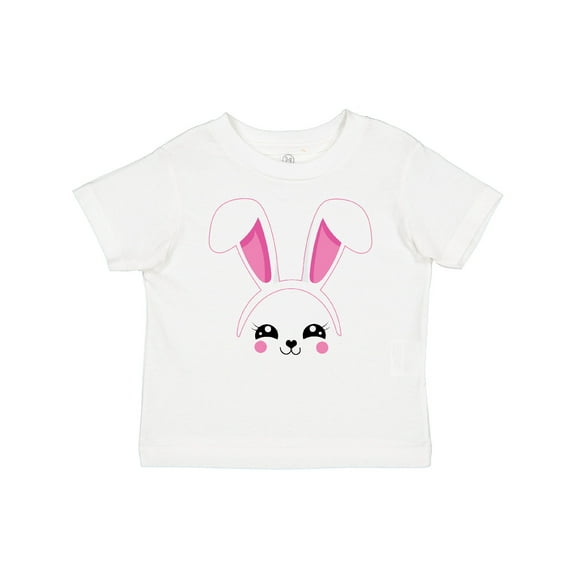 Inktastic Happy Easter Cute Pink Bunny Face Boys or Girls Baby T-Shirt