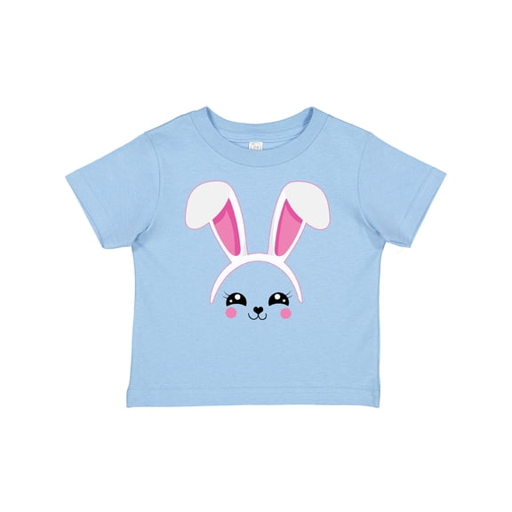 Inktastic Happy Easter Cute Pink Bunny Face Boys or Girls Baby T-Shirt