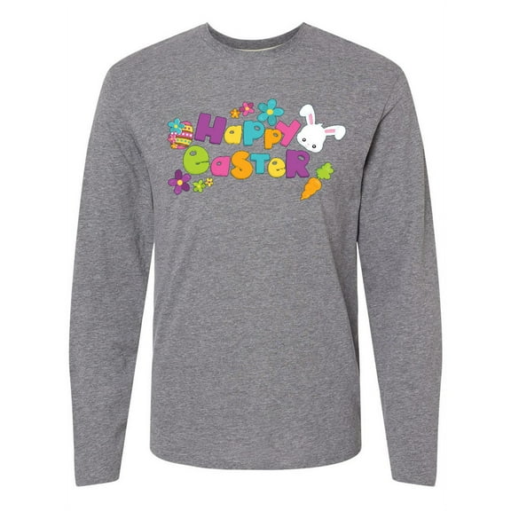 Inktastic Happy Easter Long Sleeve T-Shirt