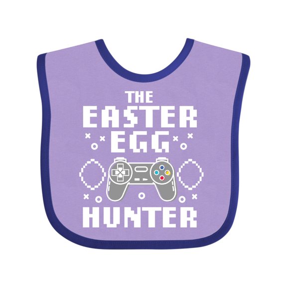 Inktastic Happy Easter The Easter Egg Hunter Gamer Boys or Girls Baby Bib