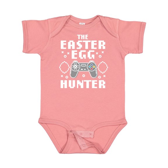 Inktastic Happy Easter The Easter Egg Hunter Gamer Boys or Girls Baby Bodysuit