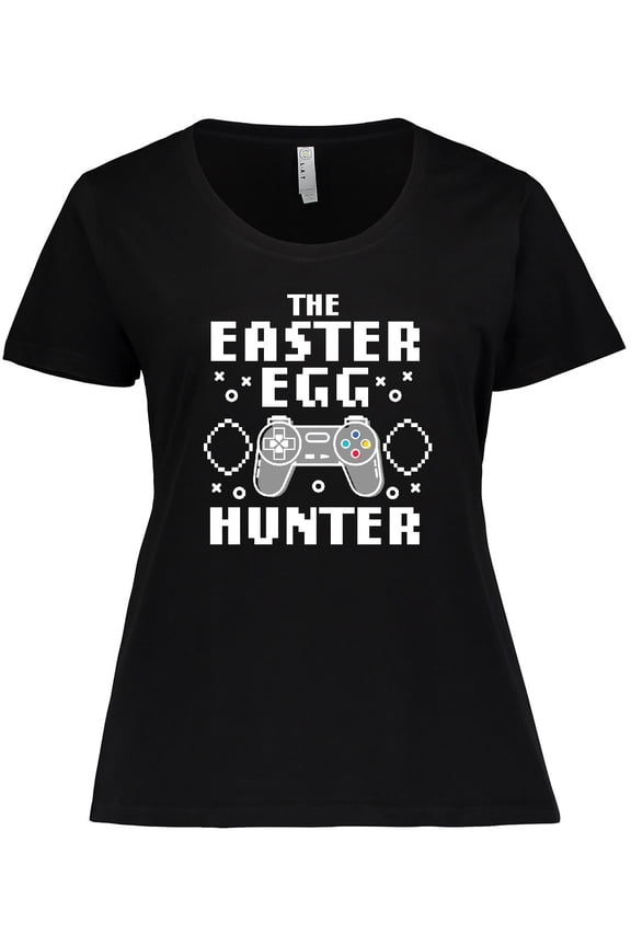 Happy Easter The Easter Egg Hunter Gamer Women's Plus Size T-Shirt