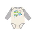 thumbnail image 1 of Inktastic Happy Easter Train Boys or Girls Long Sleeve Baby Bodysuit, 1 of 5