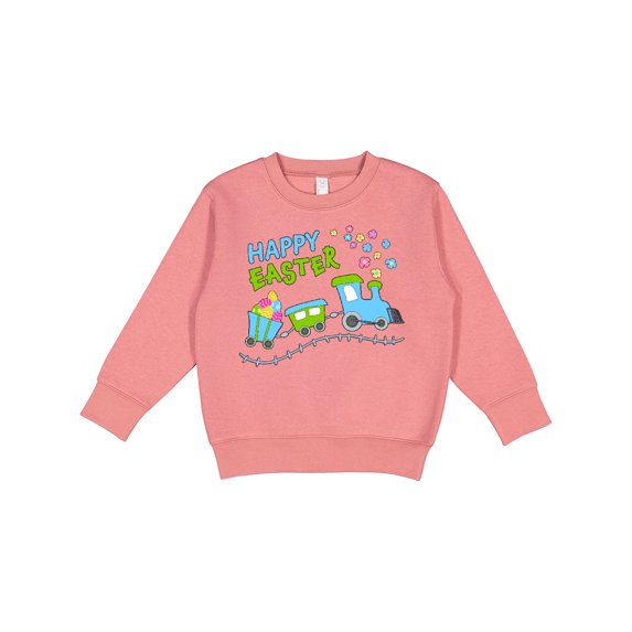 Inktastic Happy Easter Train Toddler Sweatshirt
