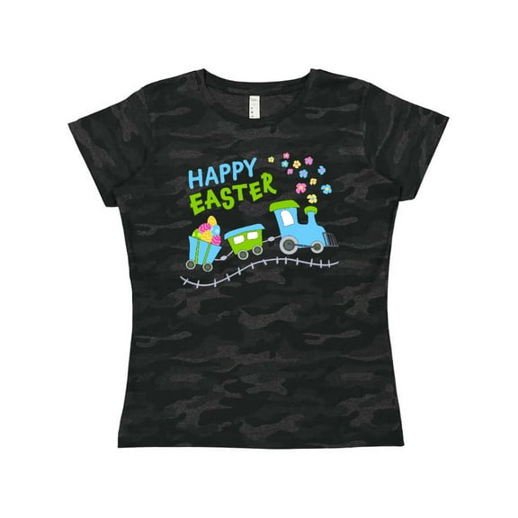 Inktastic Happy Easter Train Women's T-Shirt
