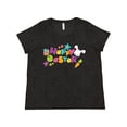thumbnail image 1 of Inktastic Happy Easter Women's Plus Size T-Shirt, 1 of 5