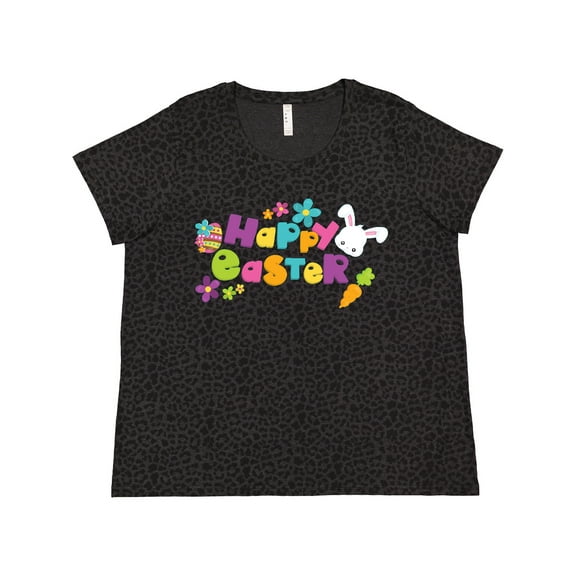 Inktastic Happy Easter Women's Plus Size T-Shirt