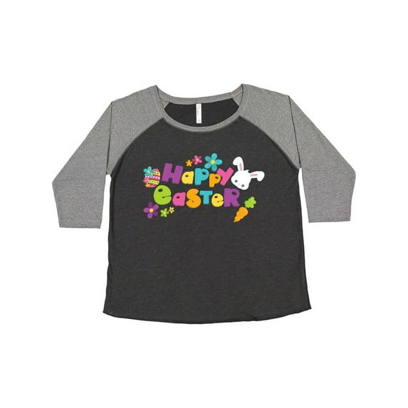 Inktastic Happy Easter Women's Plus Size T-Shirt