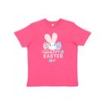 thumbnail image 1 of Inktastic Happy Easter with Bunny Head and Easter Eggs Youth T-Shirt, 1 of 5