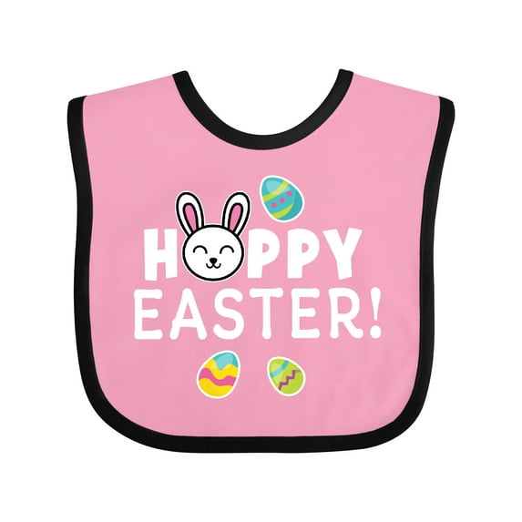 Inktastic Happy Easter with Bunny Replacing a Boys or Girls Baby Bib