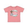 thumbnail image 1 of Inktastic Happy Easter with Cross and Flowers Boys or Girls Baby T-Shirt, 1 of 5