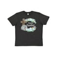 thumbnail image 1 of Inktastic Happy Easter with Cross and Flowers Youth T-Shirt, 1 of 5