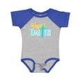 thumbnail image 1 of Inktastic Happy Easter with Cross in Teal Plaid Boys or Girls Baby Bodysuit, 1 of 5