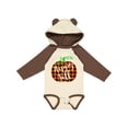 thumbnail image 1 of Inktastic Happy Fall Plaid Pumpkin Boys or Girls Long Sleeve Baby Bodysuit, 1 of 5