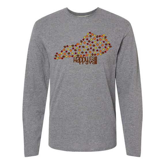 Inktastic Happy Fall Y'all Kentucky Long Sleeve T-Shirt