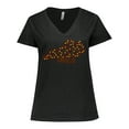 thumbnail image 1 of Inktastic Happy Fall Y'all Kentucky Women's Plus Size V-Neck T-Shirt, 1 of 5