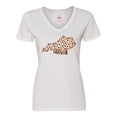 thumbnail image 1 of Inktastic Happy Fall Y'all Kentucky Women's V-Neck T-Shirt, 1 of 5