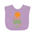 thumbnail image 1 of Inktastic Happy Fall Y'all, Pumpkin, Arrow, Fall, Autumn Boys or Girls Baby Bib, 1 of 4
