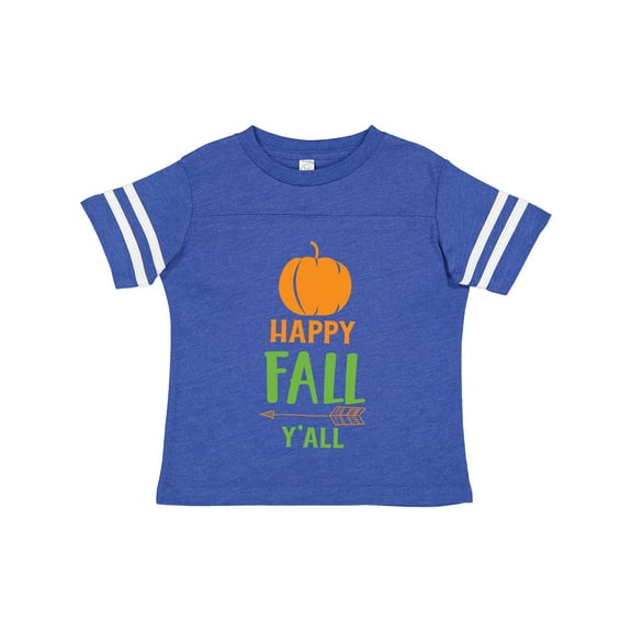 Inktastic Happy Fall Y'all, Pumpkin, Arrow, Fall, Autumn Boys or Girls Toddler T-Shirt