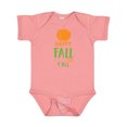thumbnail image 1 of Inktastic Happy Fall Y'all, Pumpkin, Arrow - Orange Green Boys or Girls Baby Bodysuit, 1 of 5