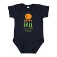thumbnail image 1 of Inktastic Happy Fall Y'all, Pumpkin, Arrow - Orange Green Boys or Girls Baby Bodysuit, 1 of 5