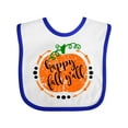 thumbnail image 1 of Inktastic Happy Fall Y'all Pumpkin Boys or Girls Baby Bib, 1 of 4