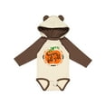 thumbnail image 1 of Inktastic Happy Fall Y'all Pumpkin Boys or Girls Long Sleeve Baby Bodysuit, 1 of 5