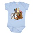 thumbnail image 1 of Inktastic Happy Farm Animals Boys or Girls Baby Bodysuit, 1 of 5