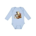 thumbnail image 1 of Inktastic Happy Farm Animals Boys or Girls Long Sleeve Baby Bodysuit, 1 of 5
